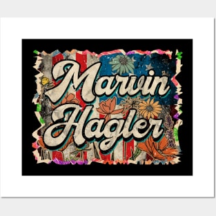 Personalized Marvin Name Vintage Styles Christmas 70s 80s Posters and Art